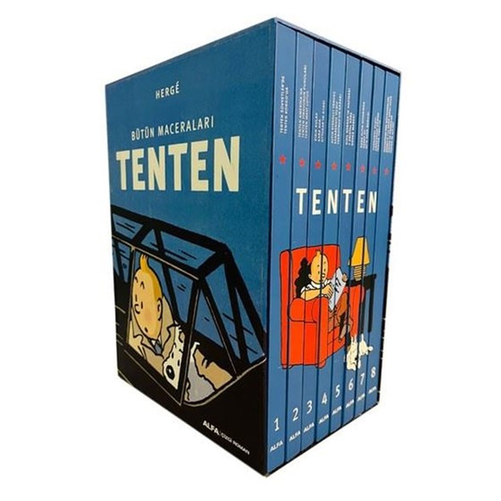 Tenten - 8 Kitap Takım (Ciltli - Kutulu)