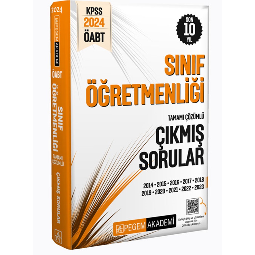 2024 Pegem KPSS ÖABT Sınıf Öğretmenliği Tamamı Çözümlü Çıkmış Sorular