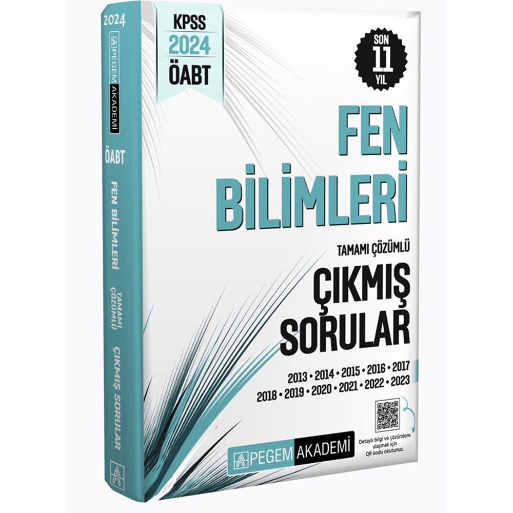 2024 Pegem KPSS ÖABT Fen Bilimleri Tamamı Çözümlü Çıkmış Sorular