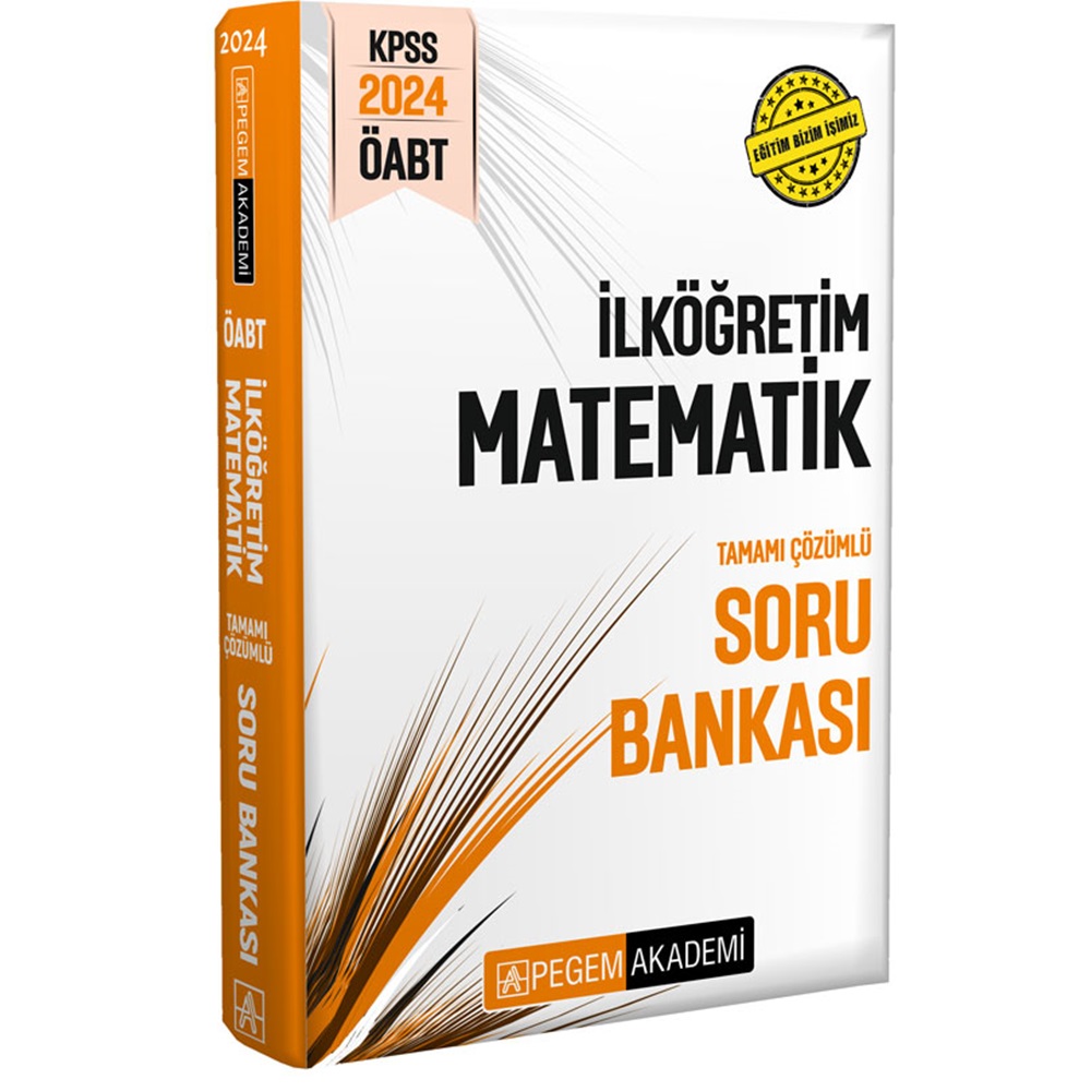 2024 Pegem ÖABT İlköğretim Matematik Soru Bankası