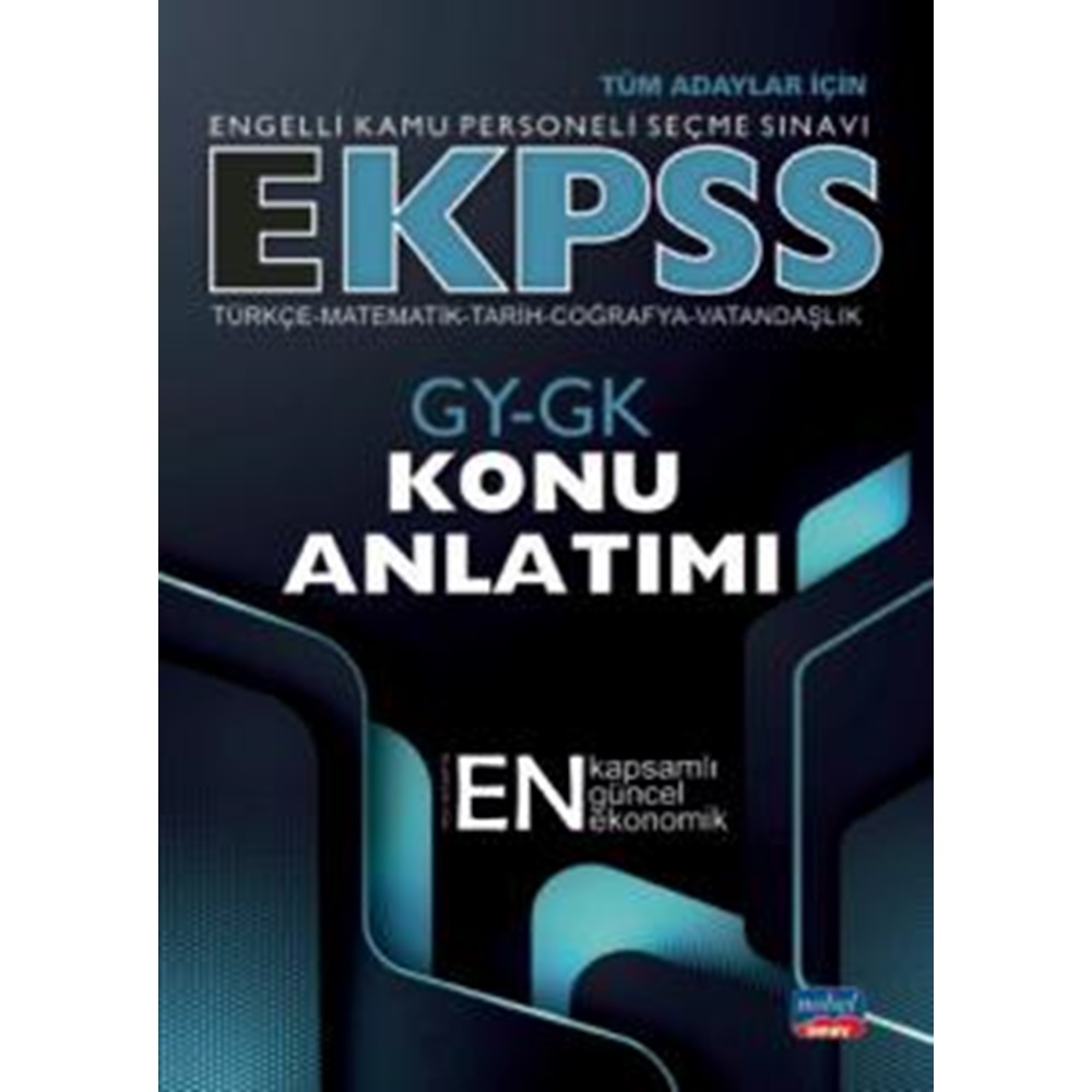 E-KPSS GY-GK KONU ANLATIMI / Türkçe-Matematik-Tarih-Coğrafya-Vatandaşlık