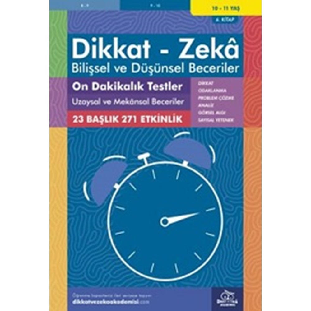 On Dakikalık Testler - Uzaysal ve Mekansal Beceriler (10 - 11 Yaş) - Dikkat Zeka