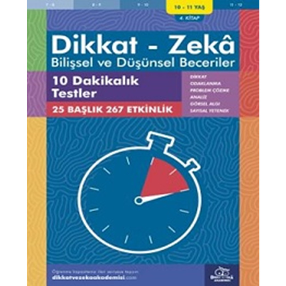 10 Dakikalık Testler (10 - 11 Yaş) - Dikkat Zeka