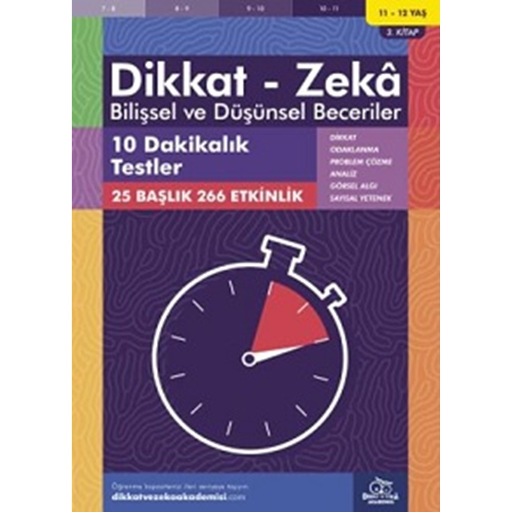 10 Dakikalık Testler (11 - 12 Yaş) - Dikkat Zeka