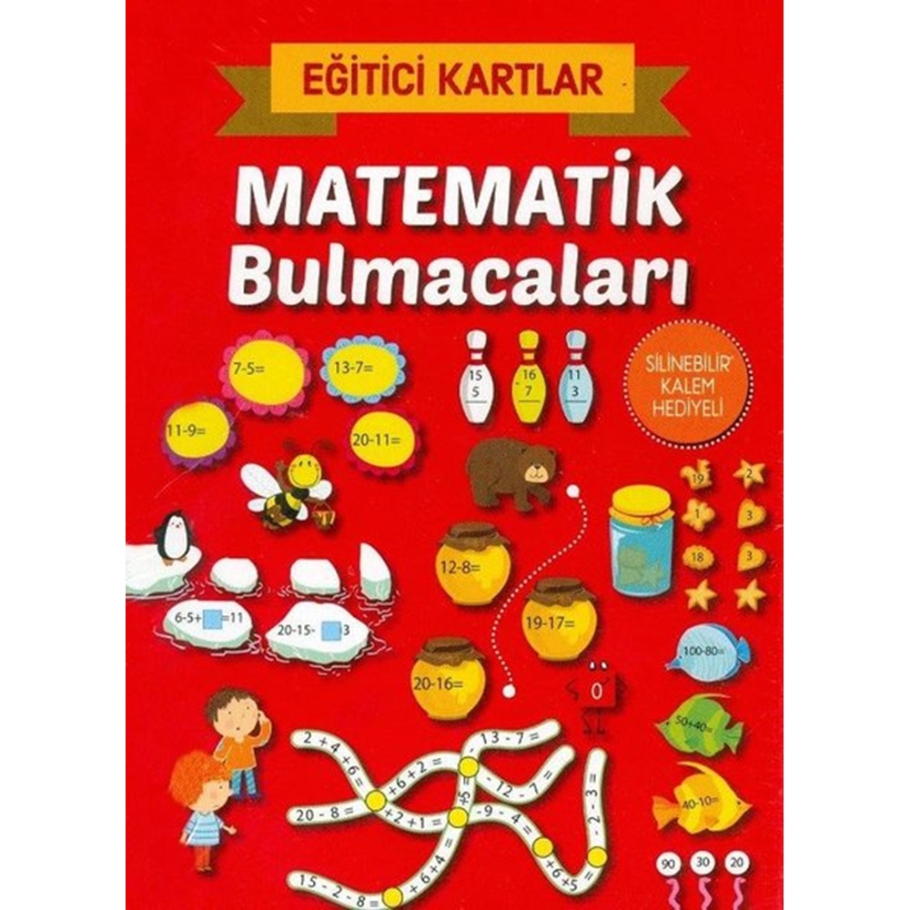 Eğitici Kartlar Matematik Bulmacaları