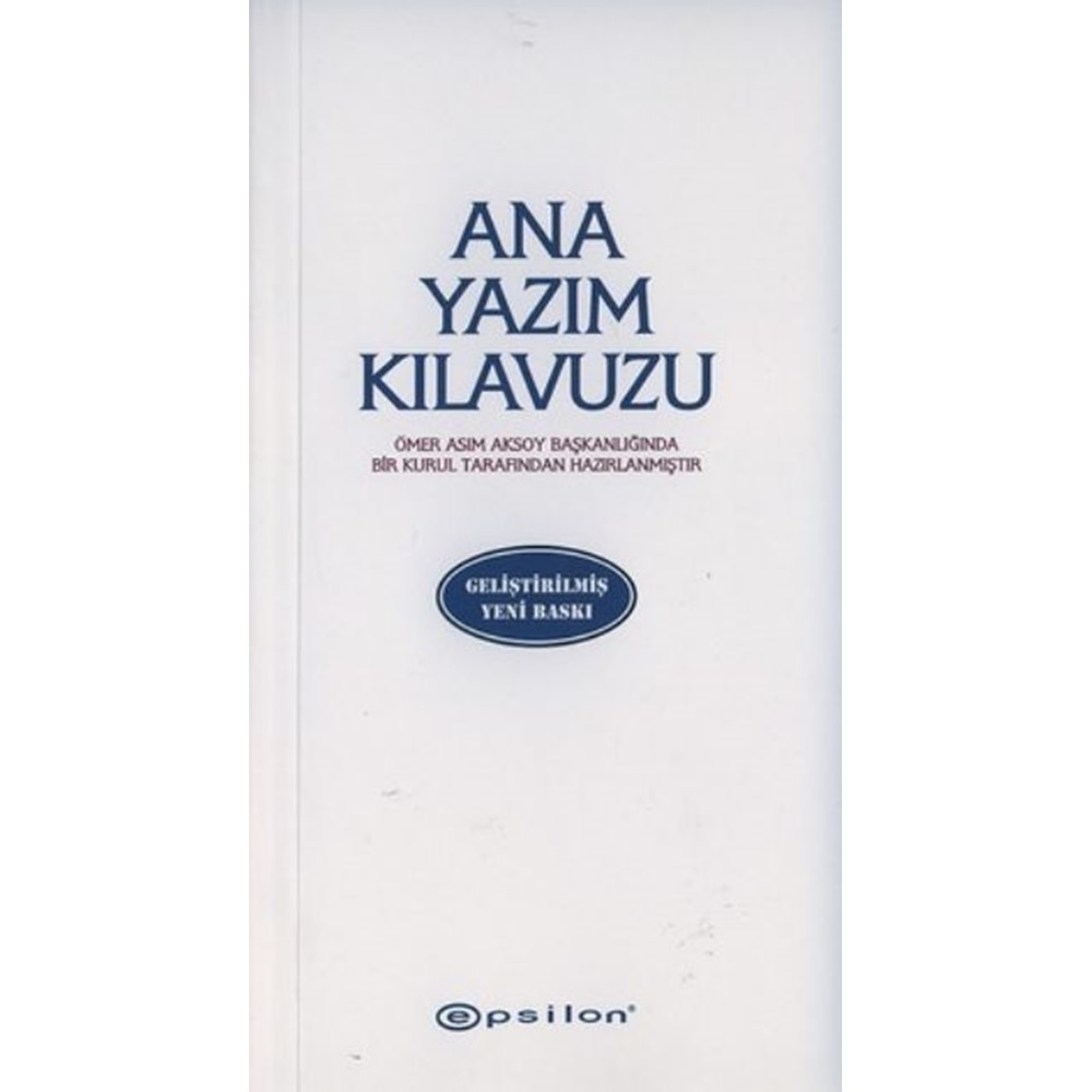 Ana Yazım Kılavuzu