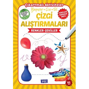 Renkler Şekiller Çizgi Alıştırmaları