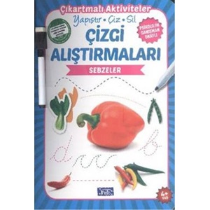 Sebzeler Çizgi Alıştırmaları