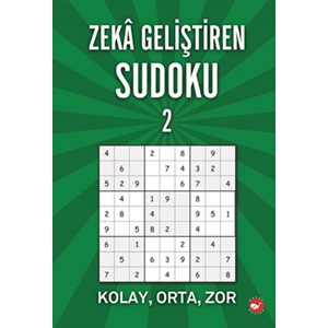 Zeka Geliştiren Sudoku - 2 Kolay - Orta Zor