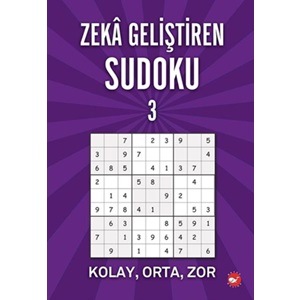 Zeka Geliştiren Sudoku - 3 Kolay - Orta Zor