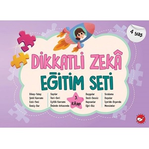 Dikkatli Zeka Eğitim Seti 3. Kitap 4 Yaş