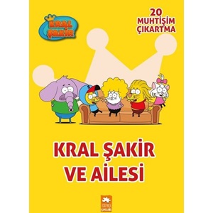 Kral Şakir ve Ailesi Çıkartmalı Boyama Kitabı