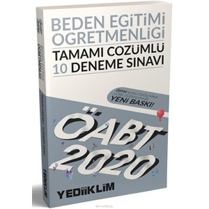 Yediiklim 2020 KPSS ÖABT Beden Eğitimi Öğretmenliği Çözümlü 10 Deneme Sınavı