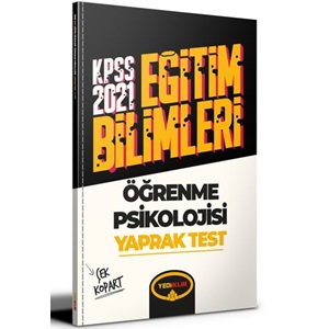 2021 Yediiklim Kpss Eğitim Bilimleri Öğrenme Psikolojisi Çek Kopart Yaprak Test