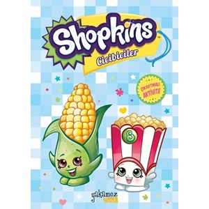 Shopkins Cicibiciler Çıkartmalı Aktivite Mavi