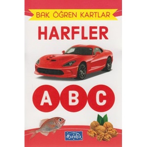 Harfler Bak Öğren Kartlar