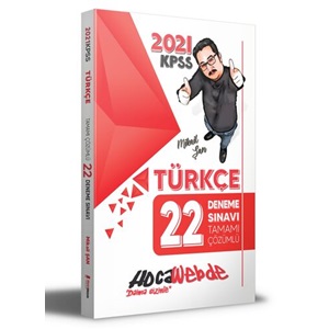 2021 Hocawebde KPSS Türkçe Tamamı Çözümlü 22 Deneme