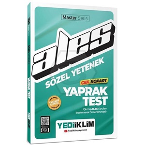 2025 Yediiklim Ales Sözel Yetenek Çek Kopart Yaprak Test