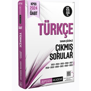 2024 Pegem KPSS ÖABT Türkçe Tamamı Çözümlü Çıkmış Sorular