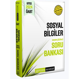 2024 Pegem KPSS ÖABT Sosyal Bilgiler Tamamı Çözümlü Soru Bankası