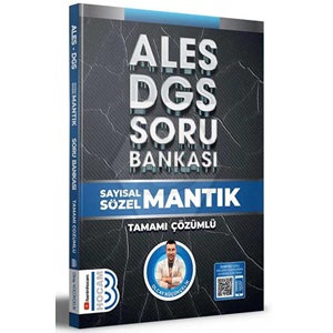 2024 Benim Hocam ALES DGS Tamamı Çözümlü Soru Bankası Sayısal Mantık Sözel Mantık