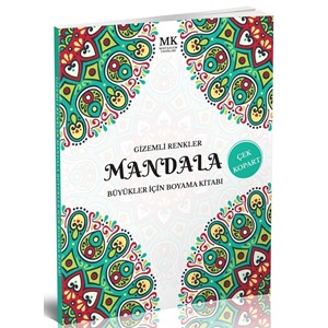Büyükler İçin Boyama Kitabı Mandala - Gizemli Renkler