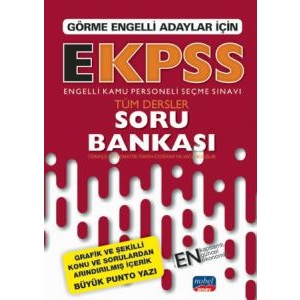 Görme Engelli Adaylar İçin EKPSS SORU BANKASI - Tüm Dersler