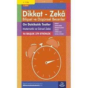 On Dakikalık Testler - Matematik ve Görsel Zeka (8 - 9 Yaş) - Dikkat Zeka