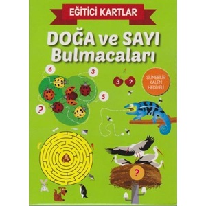 Eğitici Kartlar Doğa ve Sayı Bulmacaları