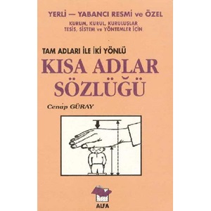 Kısa Adlar Sözlüğü