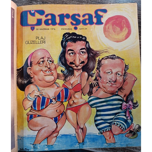 Çarşaf Dergisi 25 Şubat 1976 İle 13 Aralık 1978 Arası ciltli