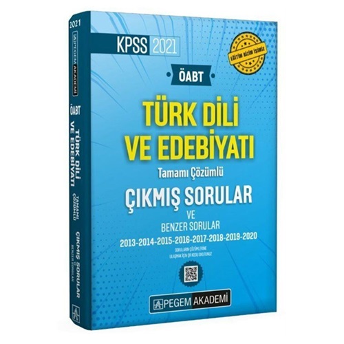 2021 Pegem KPSS ÖABT Türk Dili ve Edebiyatı Tamamı Çözümlü 7 Deneme