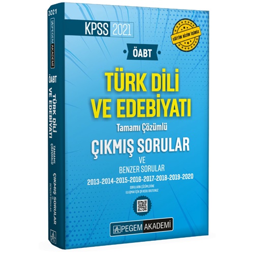 2021 Pegem ÖABT Türk Dili ve edebiyatı Öğretmenliği Tamamı Çözümlü Çıkmış ve Benzer Sorular