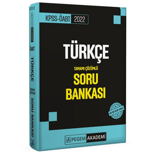 2022 Pegem KPSS ÖABT Türkçe Soru Bankası