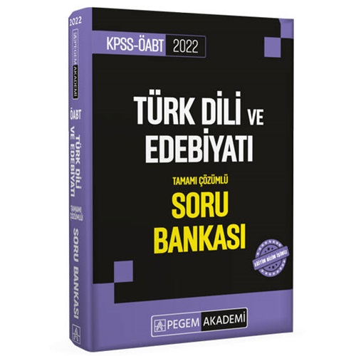 2022 Pegem KPSS ÖABT Türk Dili ve Edebiyat Soru Bankası