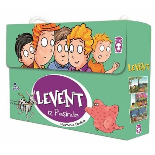 Levent İz Peşinde 01 Set 5 Kitap Takım