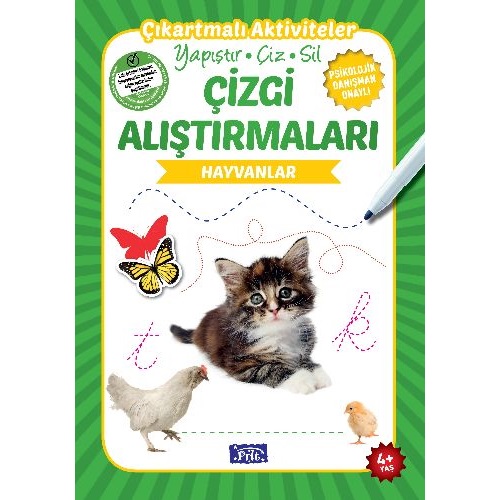 Hayvanlar Çizgi Alıştırmaları