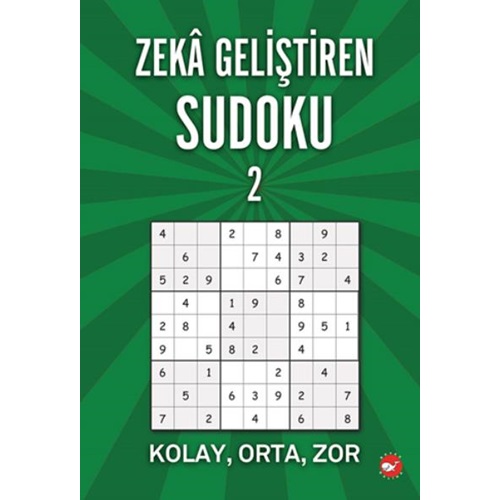 Zeka Geliştiren Sudoku - 2 Kolay - Orta Zor