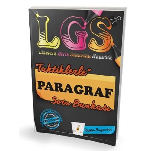 Pelikan LGS Liselere Giriş Sınavına Hazırlık Taktiklerle Paragraf Soru Bankası