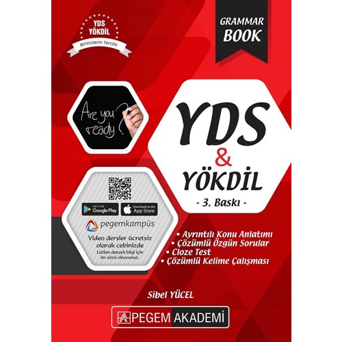 Pegem Akademi YDS YÖKDİL Grammar Book Yeni