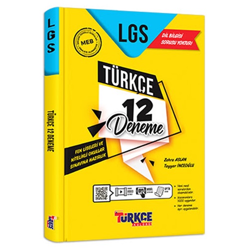 Türkçe Kulübü LGS Türkçe 12 Deneme