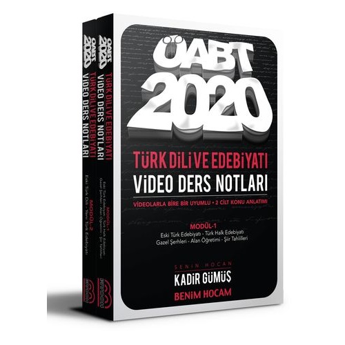 Benim Hocam 2020 KPSS ÖABT Türk Dili ve Edebiyatı Video Ders Notları Modüler Set