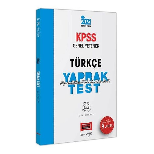 2021 Yargı KPSS Genel Yetenek Türkçe Çek Kopart Yaprak Test
