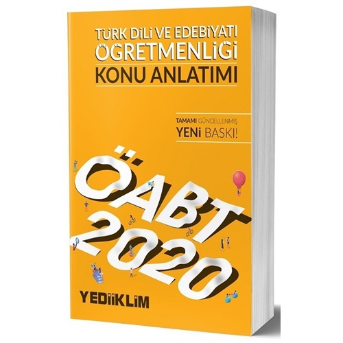 Yediiklim 2020 KPSS ÖABT Türk Dili ve Edebiyatı Öğretmenliği Konu Anlatımı