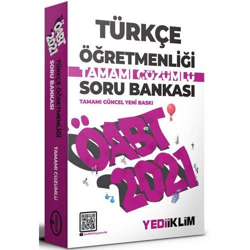 2021 Yediiklim KPSS ÖABT Türkçe Öğretmenliği Soru Bankası