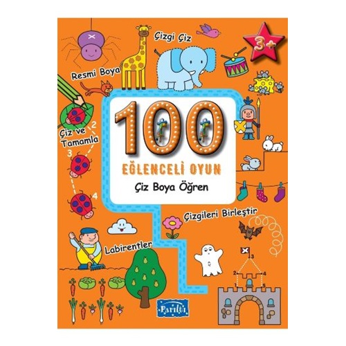 100 Eğlenceli Oyun Çiz Boya Öğren