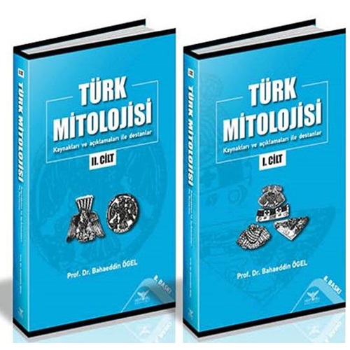 İkinci el Türk Mitolojisi 2 Cilt Takım Kaynakları ve Açıklamaları ile Destanlar