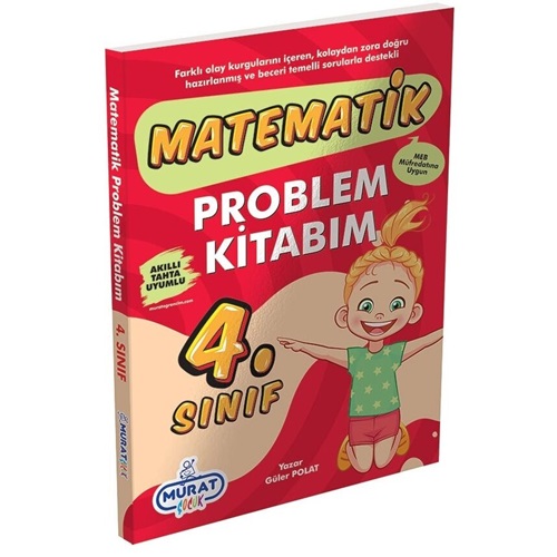 Murat 4. Sınıf Matematik Problemler Kitabım