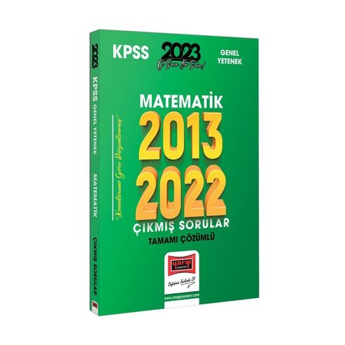 2023 Yargı KPSS Matematik 2013-2022 Tamamı Çözümlü Çıkmış Sorular