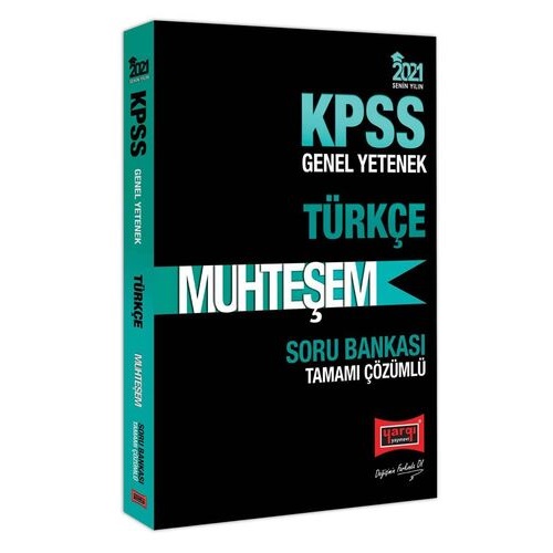 2021 Yargı KPSS Muhteşem Türkçe Tamamı Çözümlü Soru Bankası